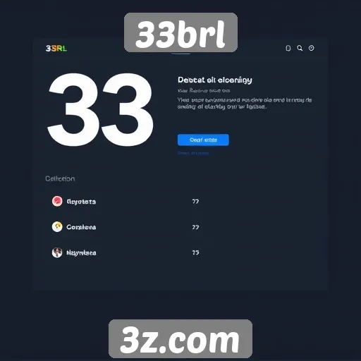 Interface do usuário do 33brl é intuitiva